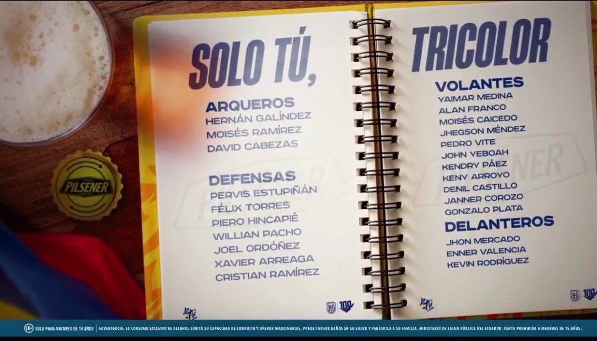 XavierOZevallos's tweet photo. No hay nada que justifique las convocatoria de Ramírez y Páez. El manejo de la Selección debe apegarse a lo estrictamente deportivo, no a mantener el estatus de seleccionados de jugadores, con el fin de sostener sus carreras en beneficio propio y de sus clubes. https://t.co/IRbs72v12o