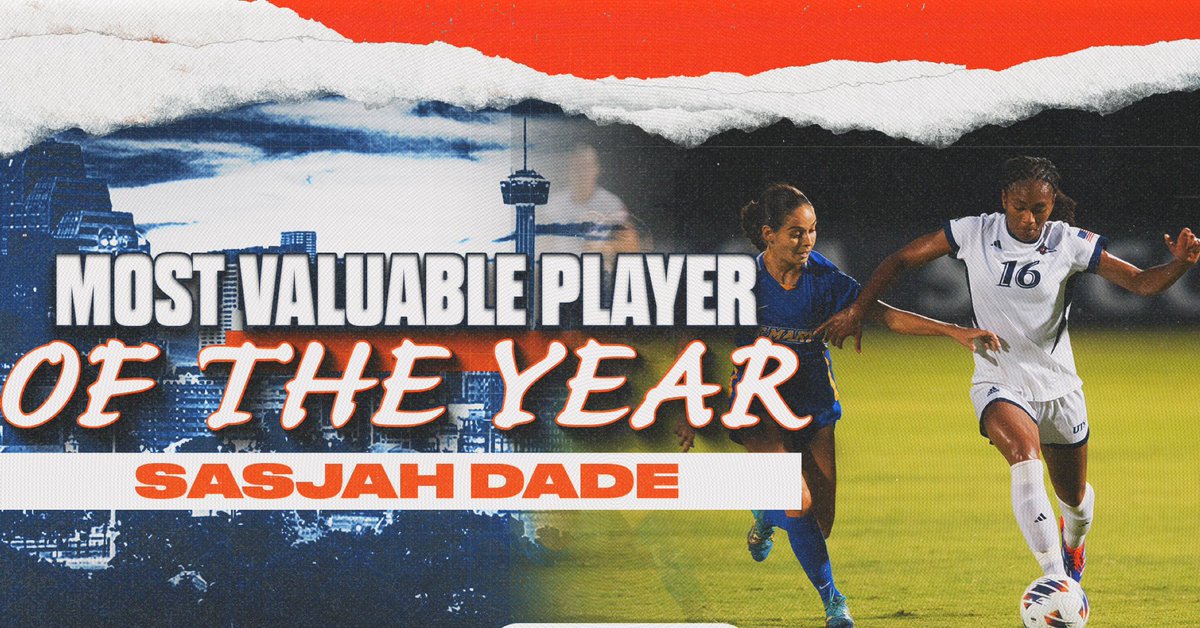 Congratulations to Senior, Sasjah Dade on winning the Most Valuable Player of Year Award for her contributions and achievements within the program!

#BirdsUp🤙 | #UTSADNA | #LetsGo210 | #FTF