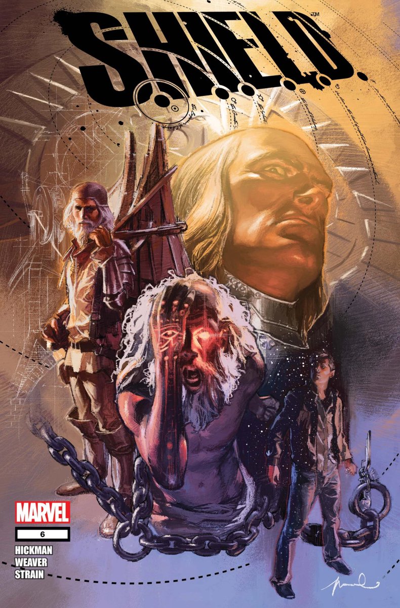dano_cosmic's tweet photo. S.H.I.E.L.D. #6 (Vol. 1, 2011), cover by #GeraldParel
✨
W-#JonathanHickman,A-#DustinWeaver,C-#ChristinaStrain,L-#ToddKlein
✨
#Leonid #IsaacNewton #LeonardoDaVinci #Marvel #MarvelComics #MarvelCosmic https://t.co/2MizmF5Z6v