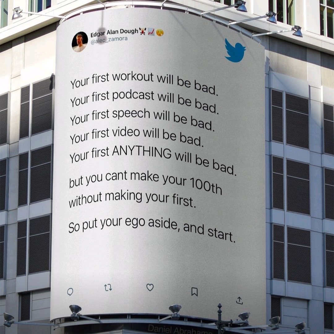 #START that first musical piece, play or sing it loud. Soon you'll be performing your 100th. 

Have a nice weekend!