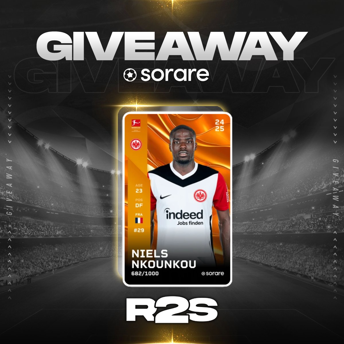 Simple Giveaway! 🎁

To Join:
- Like &amp; Retweet
- Like &amp; Retweet the tweet below 👇
- Watch &amp; Like the video 👉 youtu.be/oy_u1e-hkUI?si…
- Share Screenshot 📸

I will announce the winner Next week ⏳
#SorareGiveaway