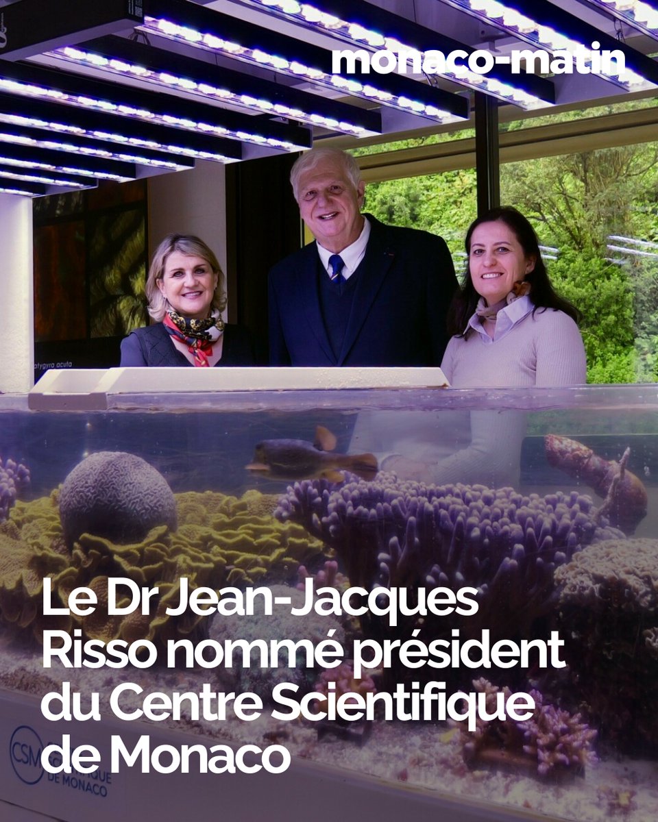 Le Dr Jean-Jacques Risso succède au professeur Patrick Rampal, qui a dirigé le Centre Scientifique de Monaco pendant deux décennies.
👉 l.monacomatin.mc/Xh