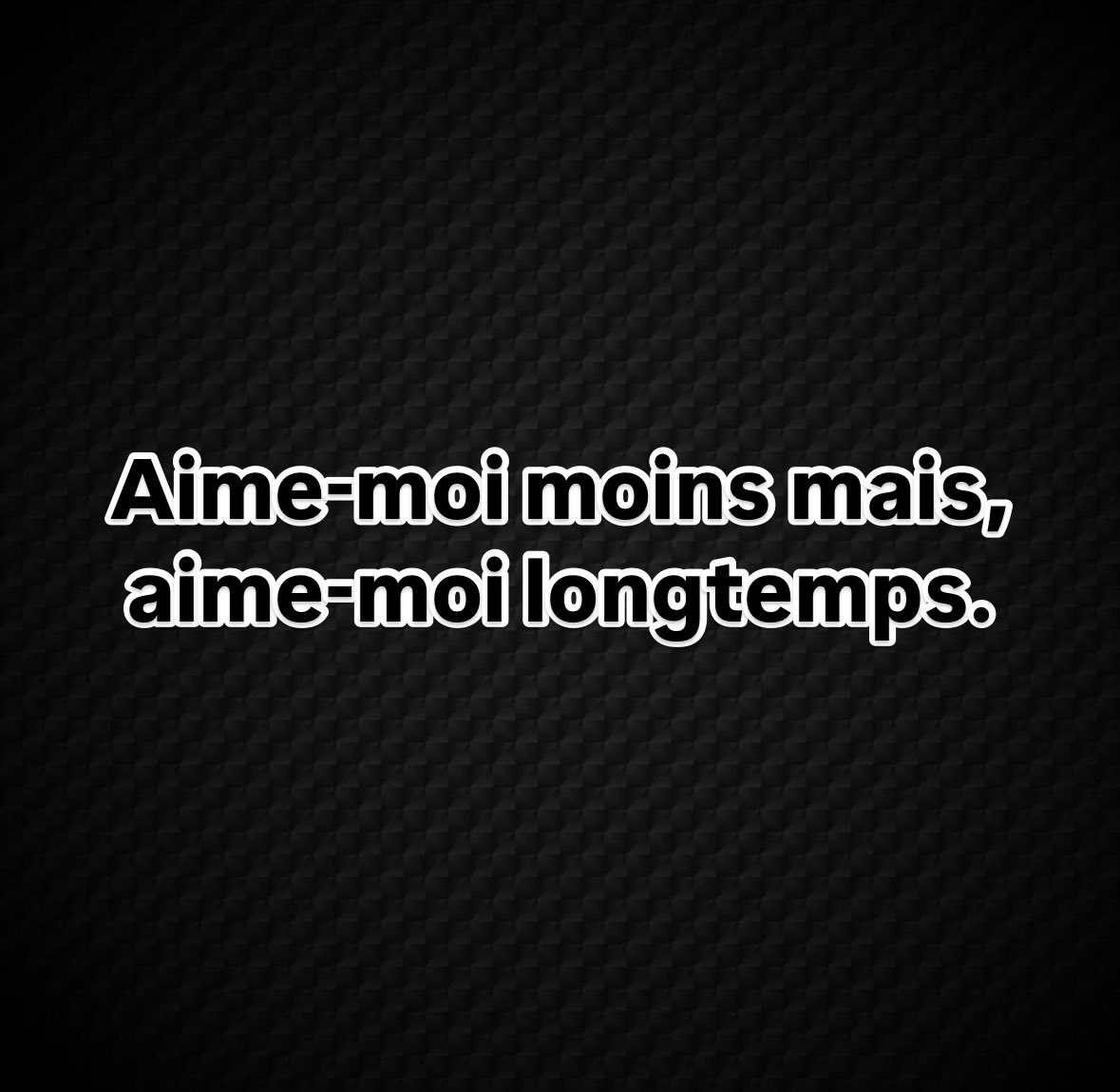1Citation_fr's tweet photo. Aime-moi moins mais, aime-moi longtemps. #citation https://t.co/Cu3Ofk98P8