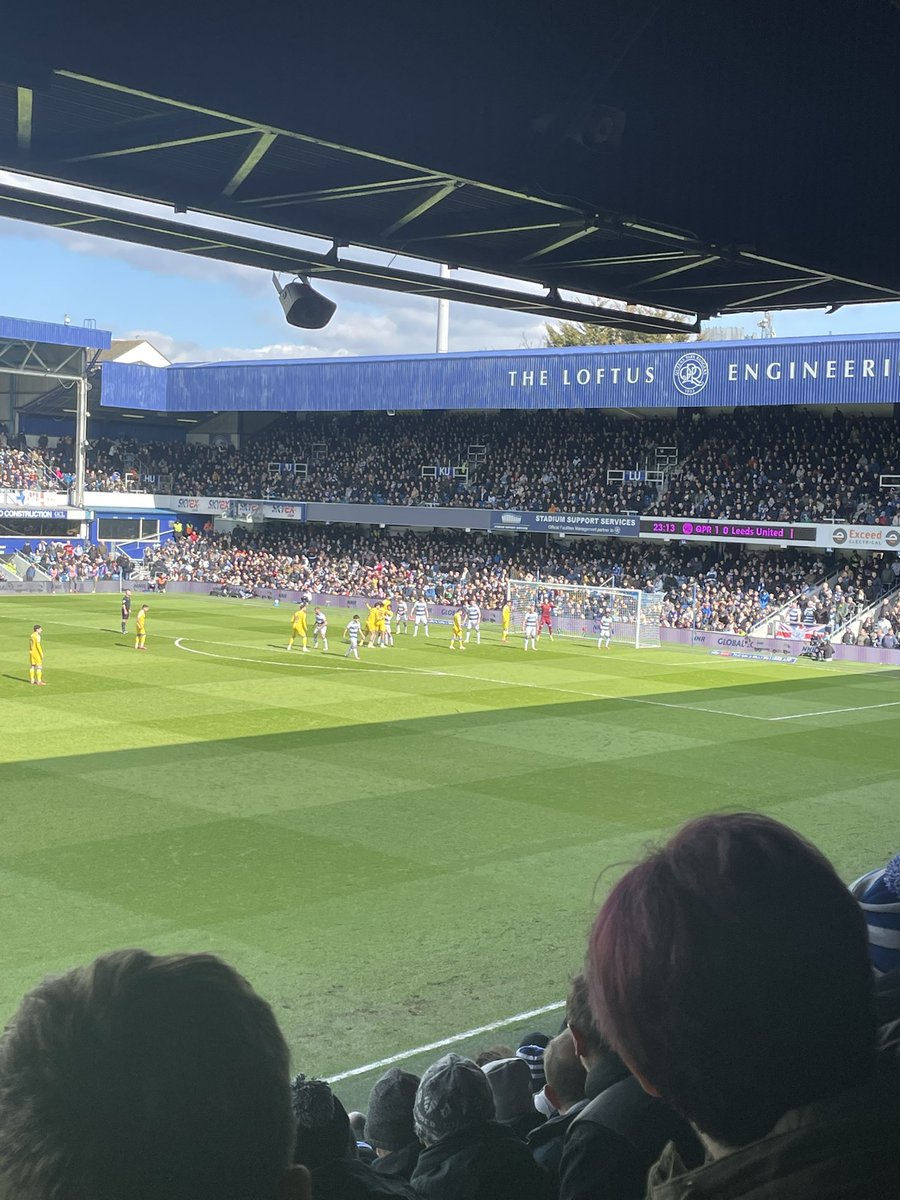 Great game! Great result! What a stadium Loftus Road is! Proper ground! Soft red card but understand why it was given! Up the Rss! 🔵⚪️ #QPR