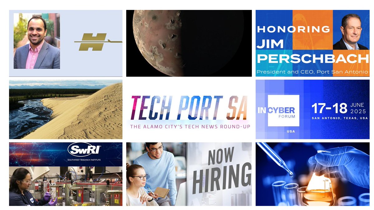 Tech Port SA (@techportsa) on Twitter photo Weekly tech news roundup: ✈️Aerospace Nonprofit Names Executive Director; 🔬Biotech Research; 🎮Esports Building Community of Tech-savvy Students; Tech Jobs and more! Check it out: tinyurl.com/y3zm5jc7 <a href="/dhedforg/">Dee Howard International Education Foundation</a>
.
<a href="/uthealthsa/">UT Health San Antonio</a> <a href="/dhedforg/">Dee Howard International Education Foundation</a> <a href="/utsystem/">The University of Texas System</a> <a href="/txbiomed/">Texas Biomedical Research Institute</a> <a href="/swri/">Southwest Research Institute</a> <a href="/cymanii/">Cybersecurity Manufacturing Innovation Institute</a> Weekly tech news roundup: ✈️Aerospace Nonprofit Names Executive Director; 🔬Biotech Research; 🎮Esports Building Community of Tech-savvy Students; Tech Jobs and more! Check it out: tinyurl.com/y3zm5jc7 <a href="/dhedforg/">Dee Howard International Education Foundation</a>
.
<a href="/uthealthsa/">UT Health San Antonio</a> <a href="/dhedforg/">Dee Howard International Education Foundation</a> <a href="/utsystem/">The University of Texas System</a> <a href="/txbiomed/">Texas Biomedical Research Institute</a> <a href="/swri/">Southwest Research Institute</a> <a href="/cymanii/">Cybersecurity Manufacturing Innovation Institute</a>