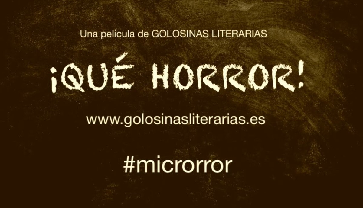 microrror's tweet photo. NUEVA VERSIÓN
de mi video 
¡QUÉ HORROR!
para el XXIV FESTIVAL
DE CINE DE RIVAS.
Agradecería vuestros VOTOS y DIFUSIÓN del mencionado y experimental video.
Es el inicio de un Proyecto CINEMA-LITERARIO mucho más ambicioso... https://t.co/5NEUS3Lzdv