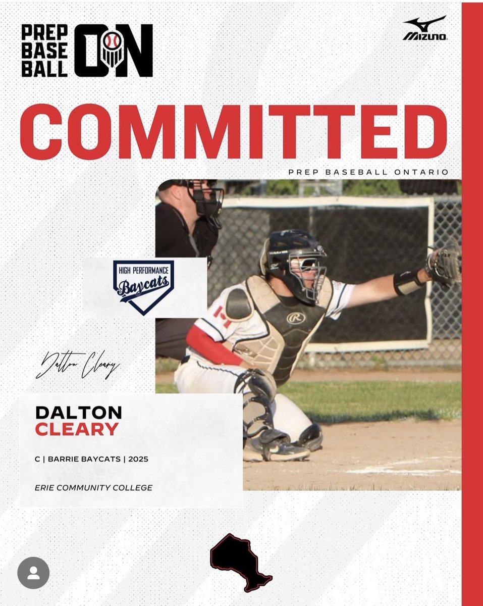 Travis Jensen (@tjensen2448) on Twitter photo Another commit from our stacked 2024 U17 Barrie Baycats. Couldn’t be more proud kid <a href="/dalt6280/">daltoncleary</a> well deserved. Can’t wait to come watch you rip it up! <a href="/KatsNation/">Erie CC Baseball</a> you got yourself a big powerful bat coming your way! <a href="/barriebaseball/">Barrie Minor Baseball Association</a> <a href="/HPBarrieBaycats/">HP Barrie Baycats</a> <a href="/yorksimcoe/">YSBA</a> <a href="/PrepBaseballON/">Prep Baseball Ontario</a> Another commit from our stacked 2024 U17 Barrie Baycats. Couldn’t be more proud kid <a href="/dalt6280/">daltoncleary</a> well deserved. Can’t wait to come watch you rip it up! <a href="/KatsNation/">Erie CC Baseball</a> you got yourself a big powerful bat coming your way! <a href="/barriebaseball/">Barrie Minor Baseball Association</a> <a href="/HPBarrieBaycats/">HP Barrie Baycats</a> <a href="/yorksimcoe/">YSBA</a> <a href="/PrepBaseballON/">Prep Baseball Ontario</a>
