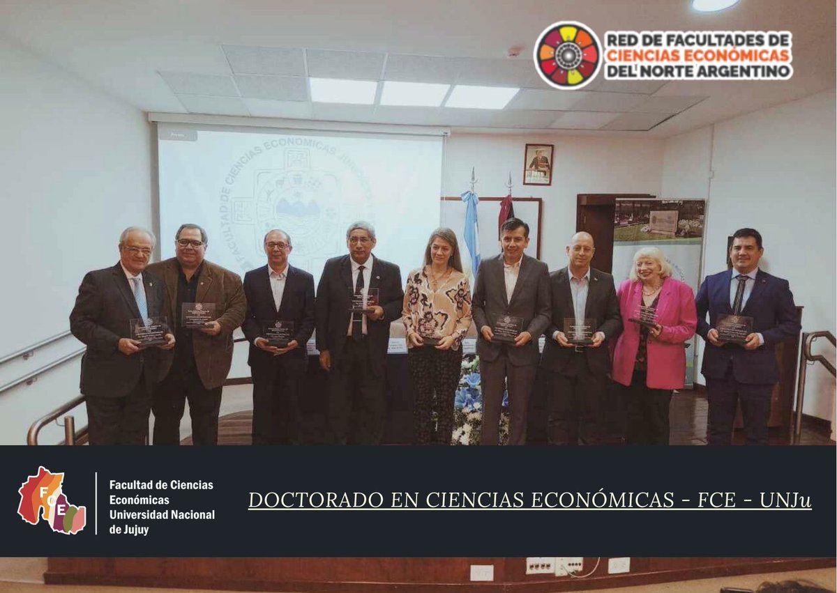 📢 ¡Nuevo Doctorado en Ciencias Económicas en la FCE UNJu! 🎓
La Facultad de Ciencias Económicas de la UNJu suma a su oferta de posgrados el Doctorado en Ciencias Económicas, creado por la RED FACE y aprobado por la CONEAU.
fce.unju.edu.ar/node/1570
#DoctoradoFCE #Posgrado #FCEUNJu