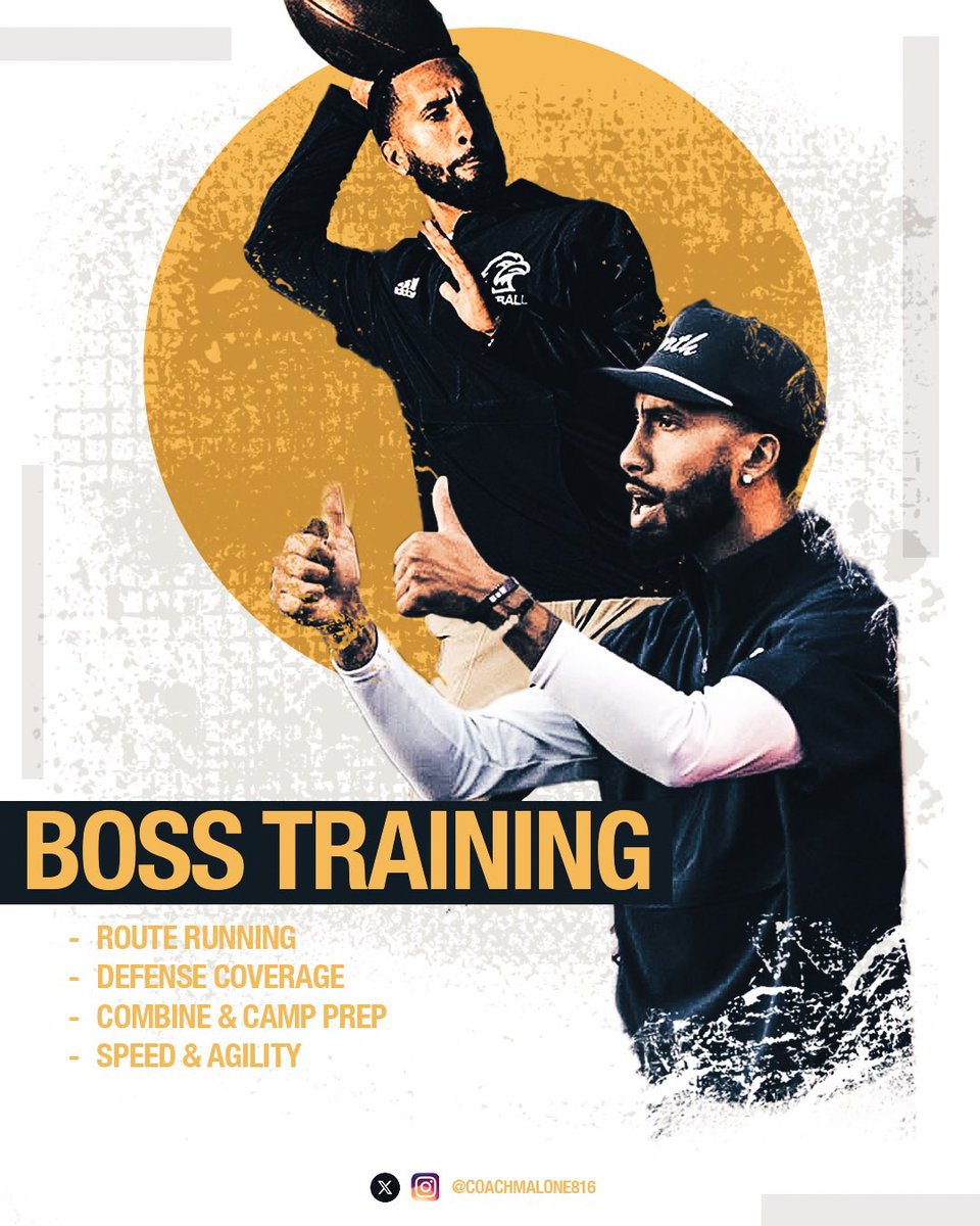 It’s that time of the year again! With camps &amp; combines coming up we will be preparing for that! Come out and get some work in! 

🧱by🧱
#BossTraining