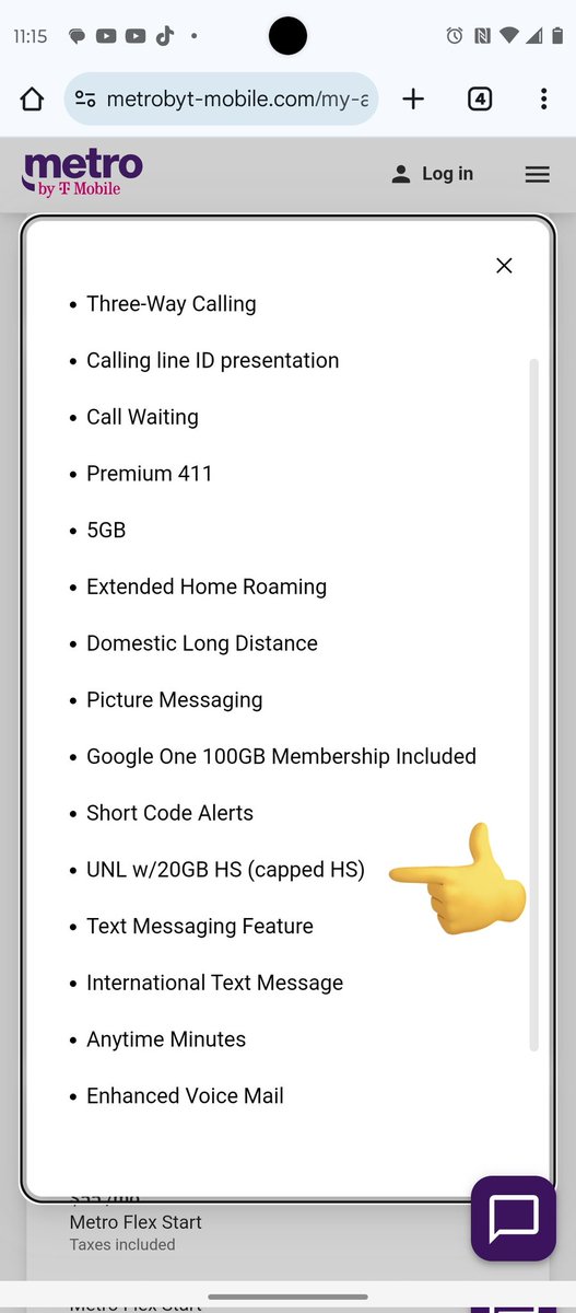 ChiTownSounds's tweet photo. @MetroPCS @MetroByTMobile I have '22 Moto Stylus. Upgraded to '24 and bought to STAY with Metro and keep my Prime plan. I pay $68 w/TB addon. That means my bill will go up $15 to keep Prime! Plan says 25gb HS, but 8gb in picture and 20GB in details. Which is it? And "Boardband"? https://t.co/iDuQwmYQGO