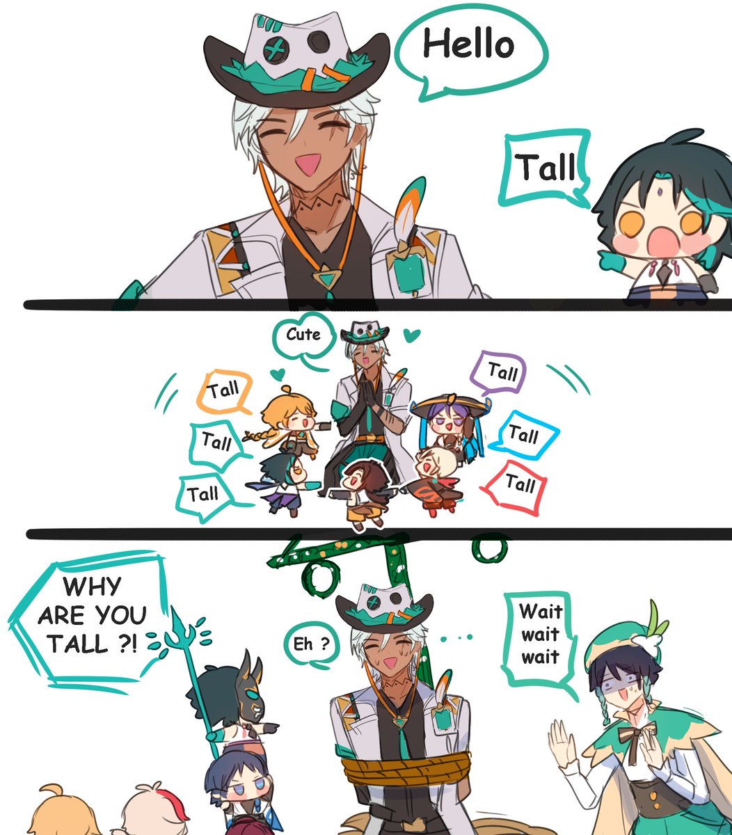 😅 #Ifa #xiao #venti #scara #aether #kazuha #heizou