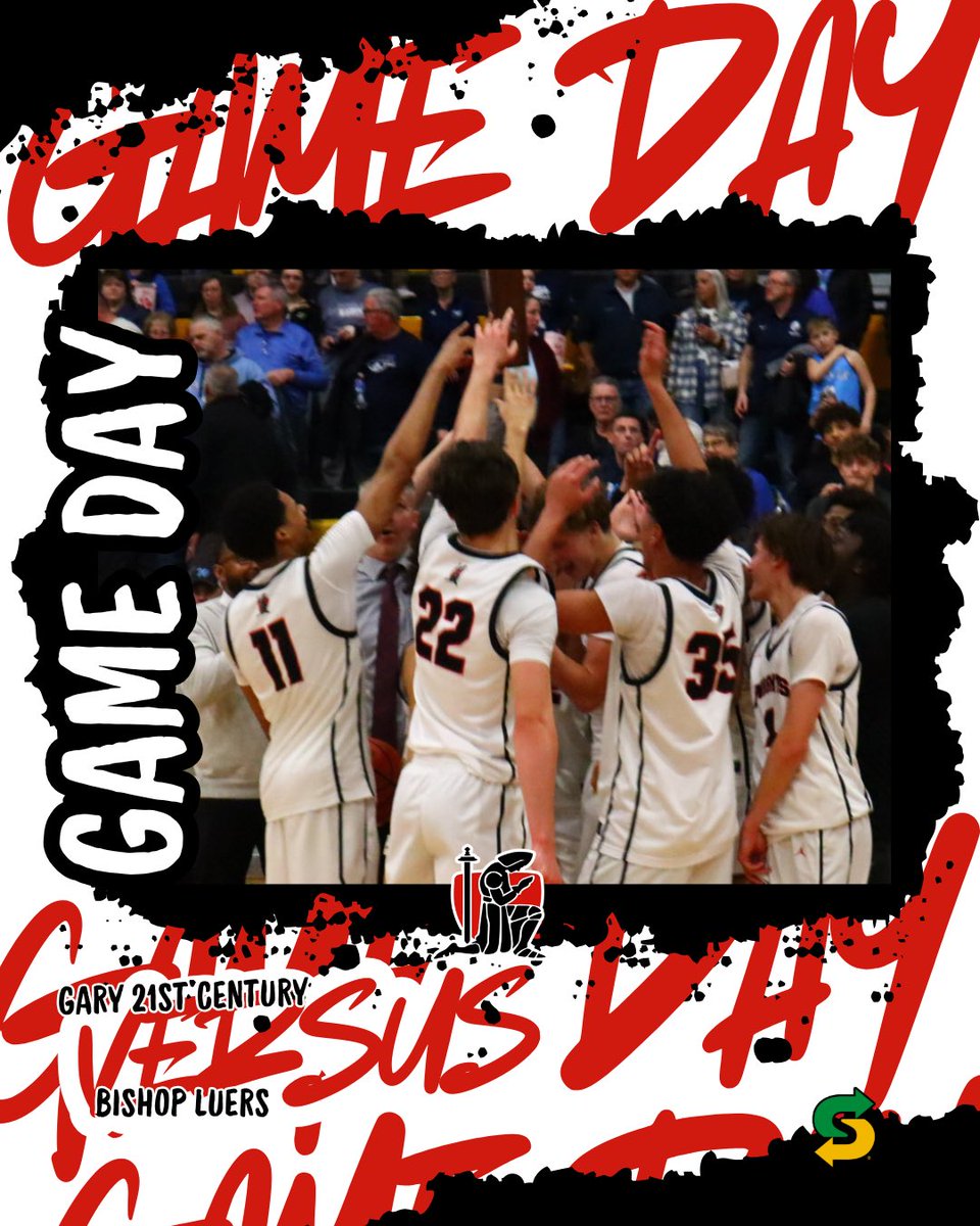 LuersBasketball's tweet photo. Regional Championship! @ North Judson HS! 5pm eastern tip! Go Knights! #Game4 🏆✂️ #LuersSpirit https://t.co/6lmBKZurFg