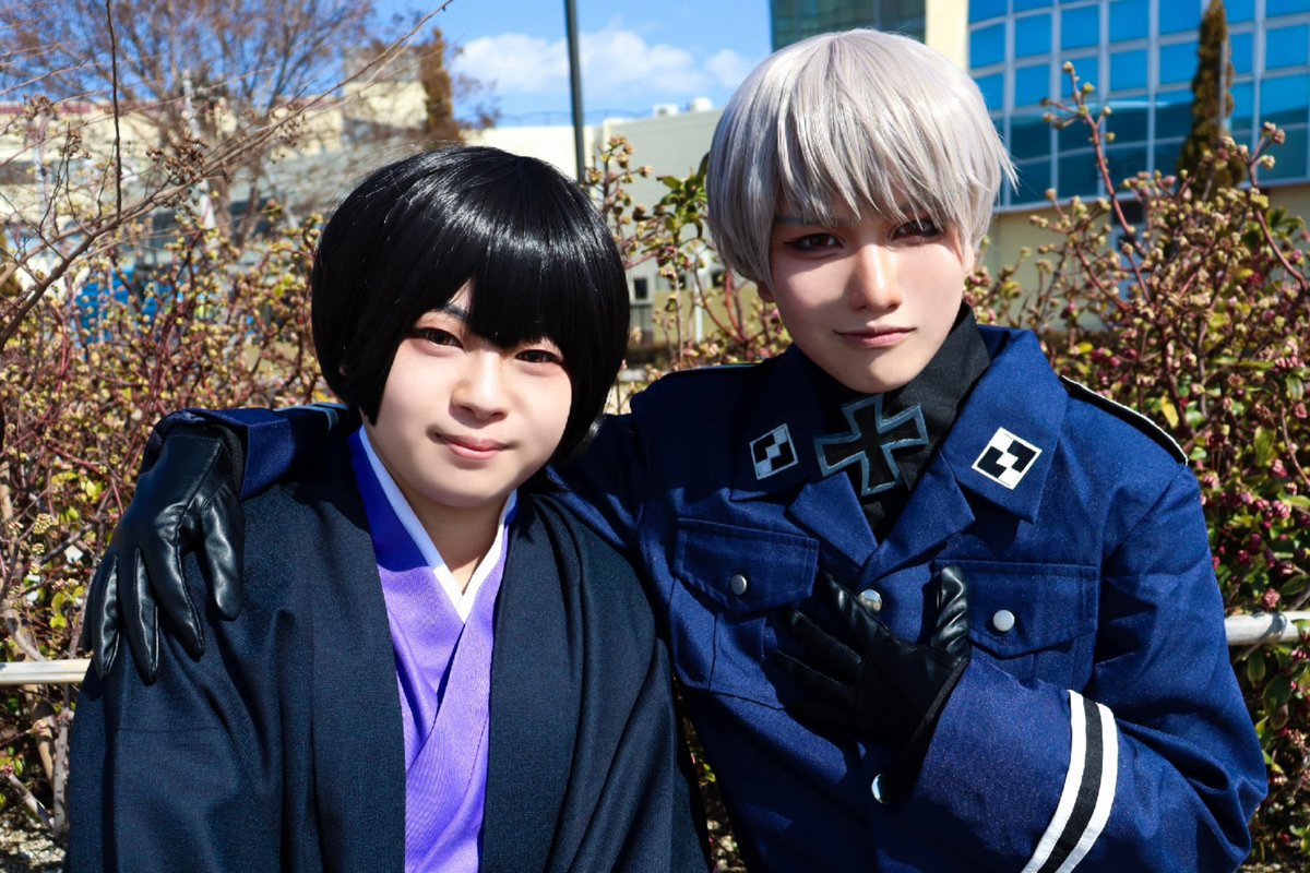 inari3900's tweet photo. 【APH/コスプレ】

🍺🐥君にお会いしました
様々なお話しを聞かせていただきました🌸

#ぴここす
🍺🐥⇒ニシタさん(@sentochan_cos)
📸⇒青木イラストレーションさん(@AOKIILLUSTRA) https://t.co/4hJi0DsSFZ