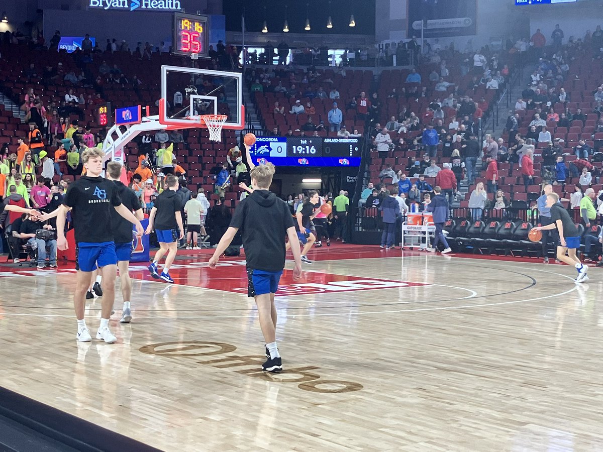 Its time to crown a C-1 State Champ! Ashland-Greenwood (22-5) takes on on Omaha Concordia (23-4). Bluejays looking for a third title in for years. <a href="/THEnebpreps/">nebpreps</a>