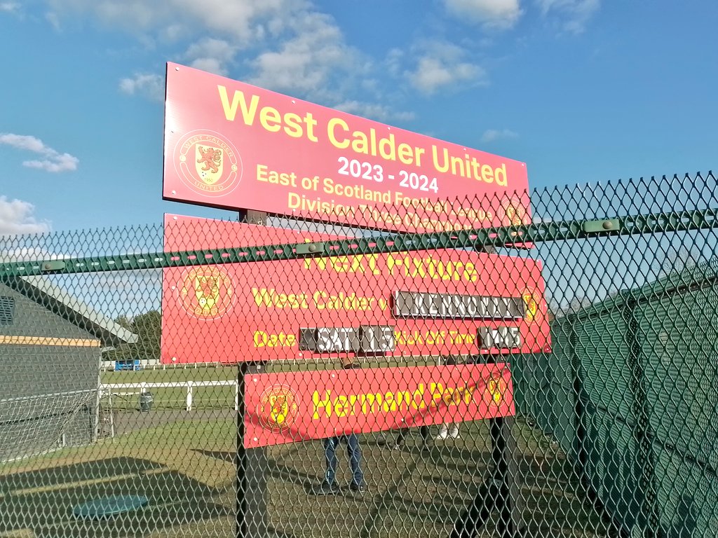 Hermand Park, <a href="/WestCalderUtd/">WestCalderUnitedJFC</a> v <a href="/KSHJFC13/">Kennoway Star Hearts</a> #groundhopping an entertaining game won 4-3 by the hosts