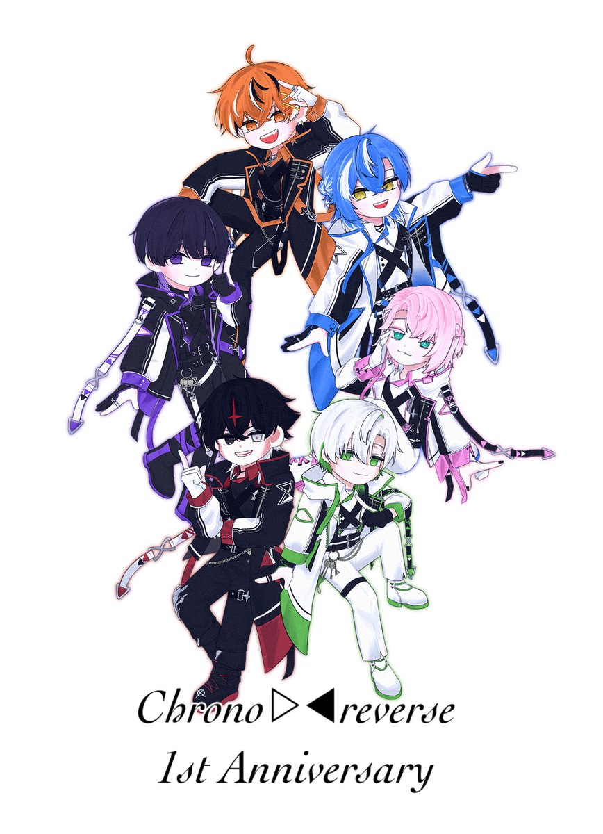 クロノヴァ1周年おめでとうございます！！╰(*´︶`*)╯
#クロノヴァ1周年
#クロノアート