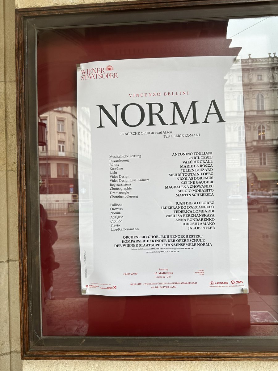 Dominic Broomfield-McHugh 🌈 (@profdommchugh) on Twitter photo I’m excited to see Norma at the <a href="/WrStaatsoper/">Wiener Staatsoper</a> tonight. It’s one of the few standard repertoire pieces I’ve never managed to catch before for some reason. I’m excited to see Norma at the <a href="/WrStaatsoper/">Wiener Staatsoper</a> tonight. It’s one of the few standard repertoire pieces I’ve never managed to catch before for some reason.