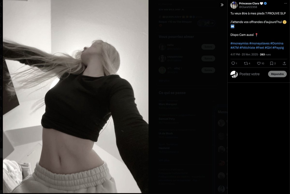 AntiFakeDoms's tweet photo. 🚨 @Clara122358 

Vol de photos sur Pinterest et autres

❤️‍🔥 Merci de liker, partager et suivre pour faire vivre ce compte.  

#moneyslave #domina #dom #fake #fakedom #findom https://t.co/it6jHorQSC
