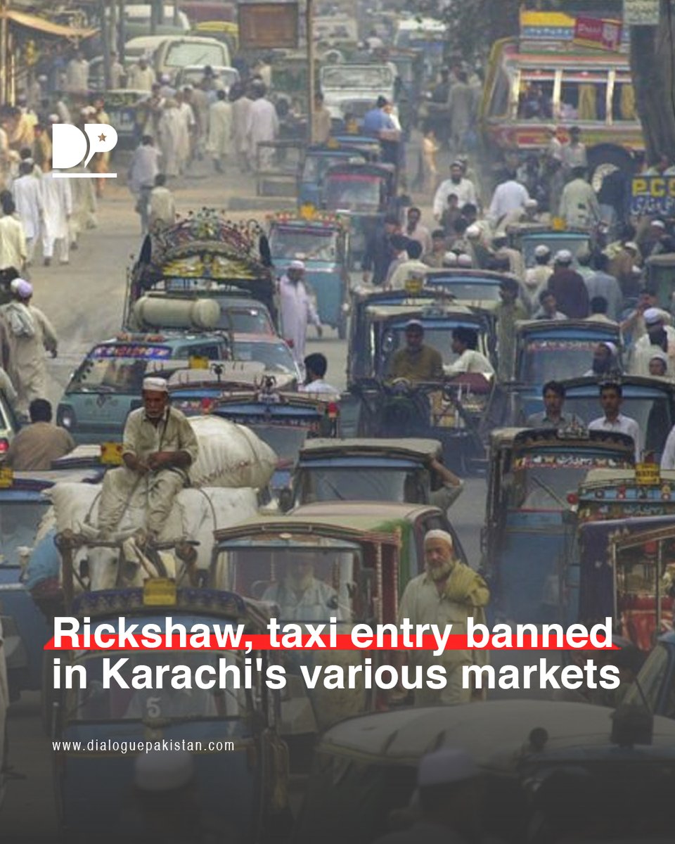 DialoguePak's tweet image. Amid city's increasing traffic woes, Karachi Traffic Police have devised a plan in view of the heavy crowd in markets ahead of Eidul Fitr 2025.

dialoguepakistan.com/en/social-issu…

#DialoguePakistan #Increasing #Traffic #Karachi #TrafficPolice #Devised #Plan #HeavyCrowd #Markets #EidulFitr