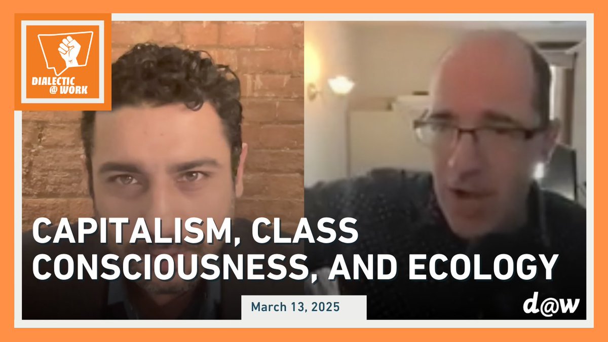 dialecticatwork's tweet photo. Check out the most recent episode of the #DialecticatWork with @ShahramAzhar & @oikeios on "#Capitalism, Class Consciousness and #Ecology" Watch it here on the @democracyatwrk @YouTube #capitalocene #educate #agitate #organize
channel: https://t.co/px7YBtvCTc https://t.co/eimpeVOMiD