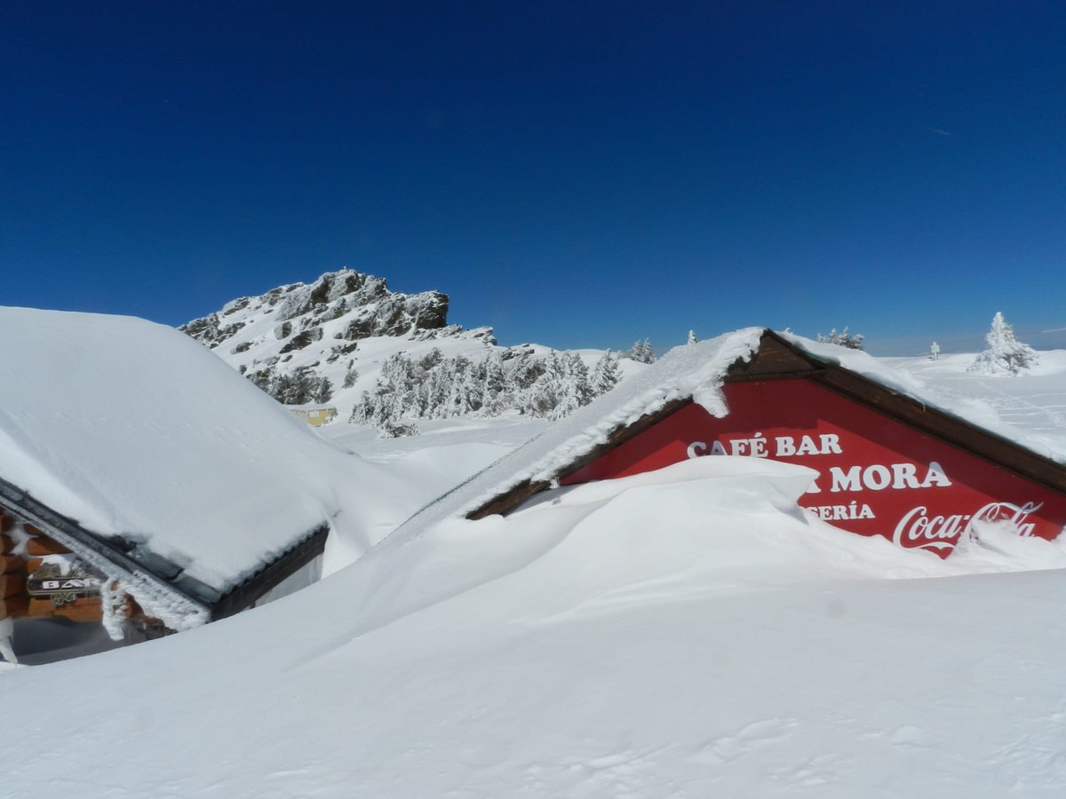 ignaciopozo's tweet photo. No se recuerda una nevada en #SierraNevada así desde hace años. Y la semana próxima más nieve ❄️ https://t.co/GP1u3a6bYs