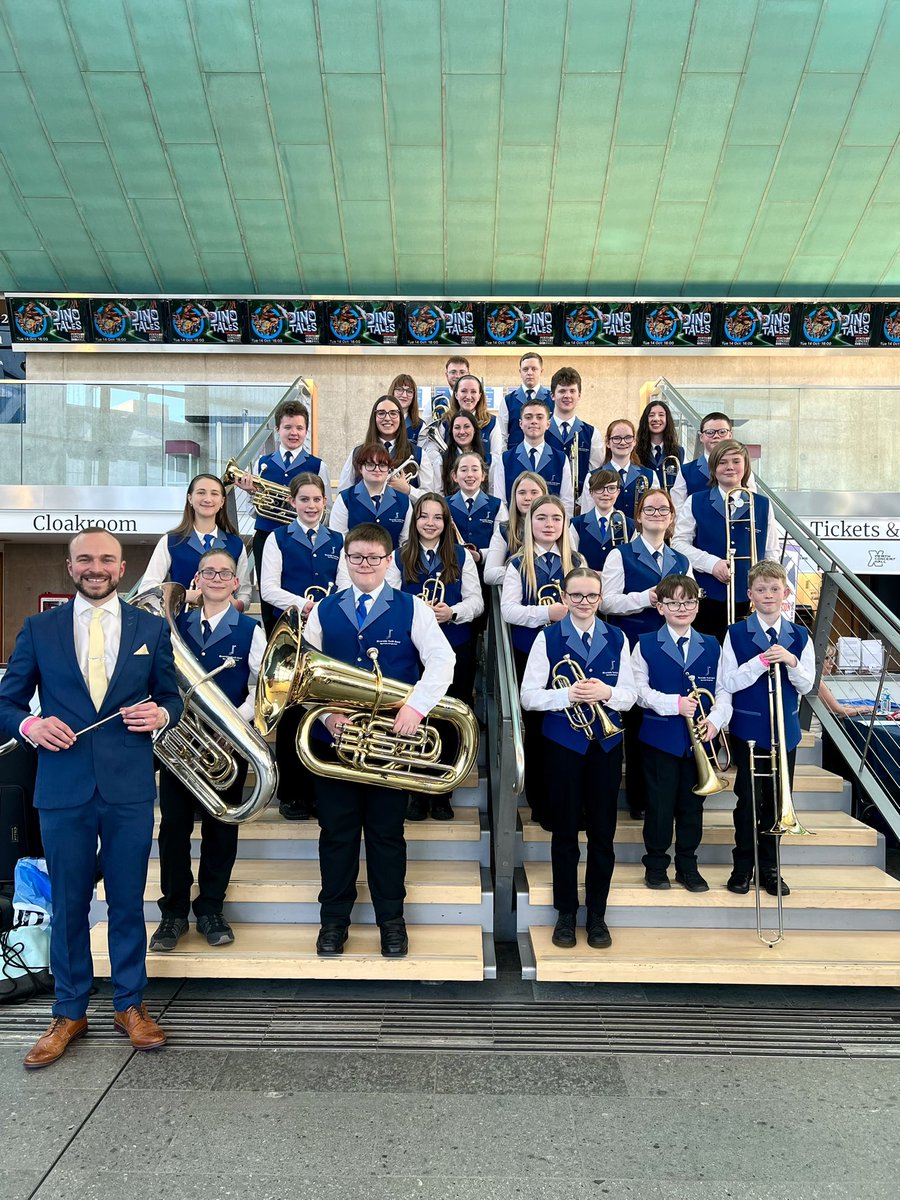 Riverside_YB's tweet photo. Riverside Training Band receives a Gold Award!🏅

Our Training Band had a super time on stage at the Scottish Concert Band Festival.

Well done to the @InverclydeMusic Schools Junior Wind Orchestra, which also gained a Gold Award in its class! 👏

#inverclyde #portglasgow https://t.co/ziO2Z7SFkr