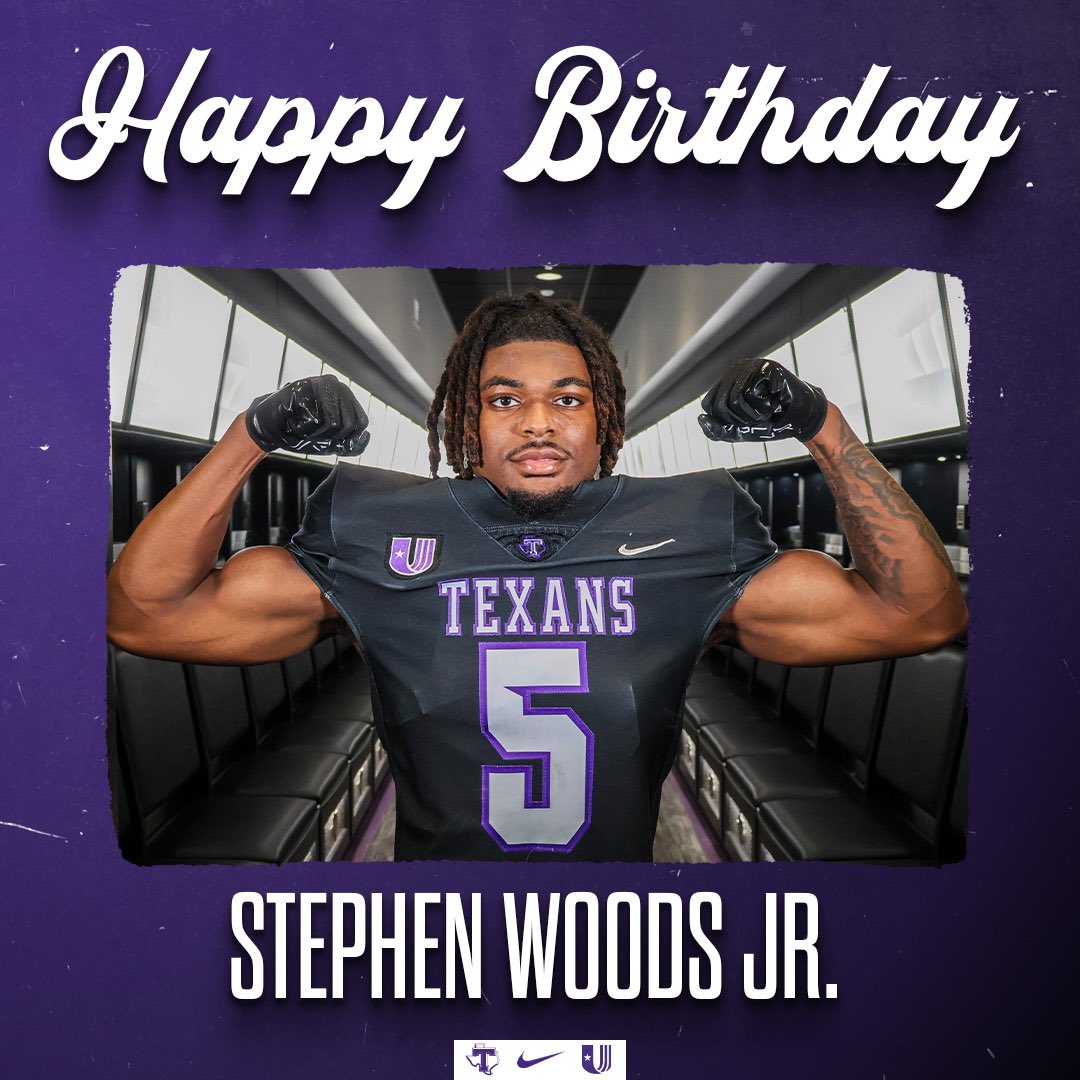 Happy birthday to linebacker <a href="/BangoutWoods/">Stephen Woods Jr.</a>!