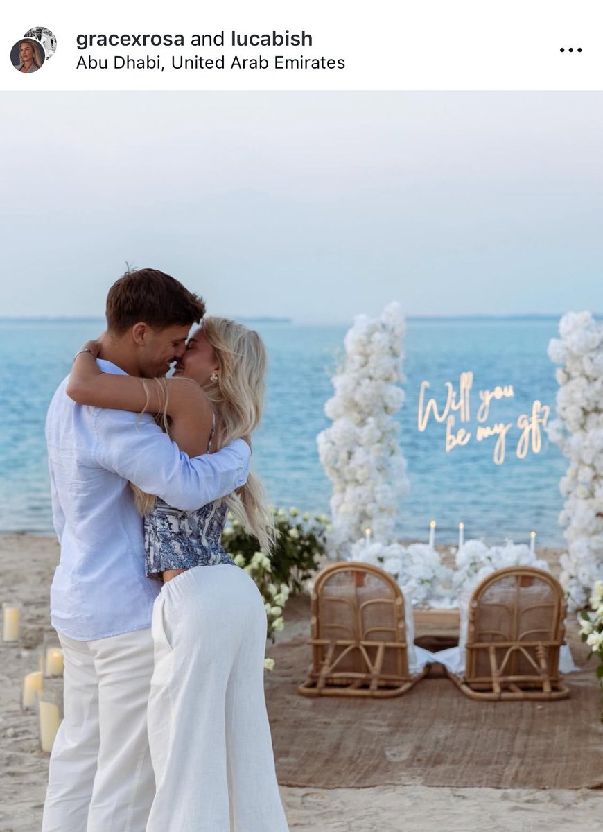 Grace and Luca are official! And he was so tasteful about it. We love a man  who makes a big deal about moments. . Love it for my girl Grace.  #LoveIslandAllStars #loveisland