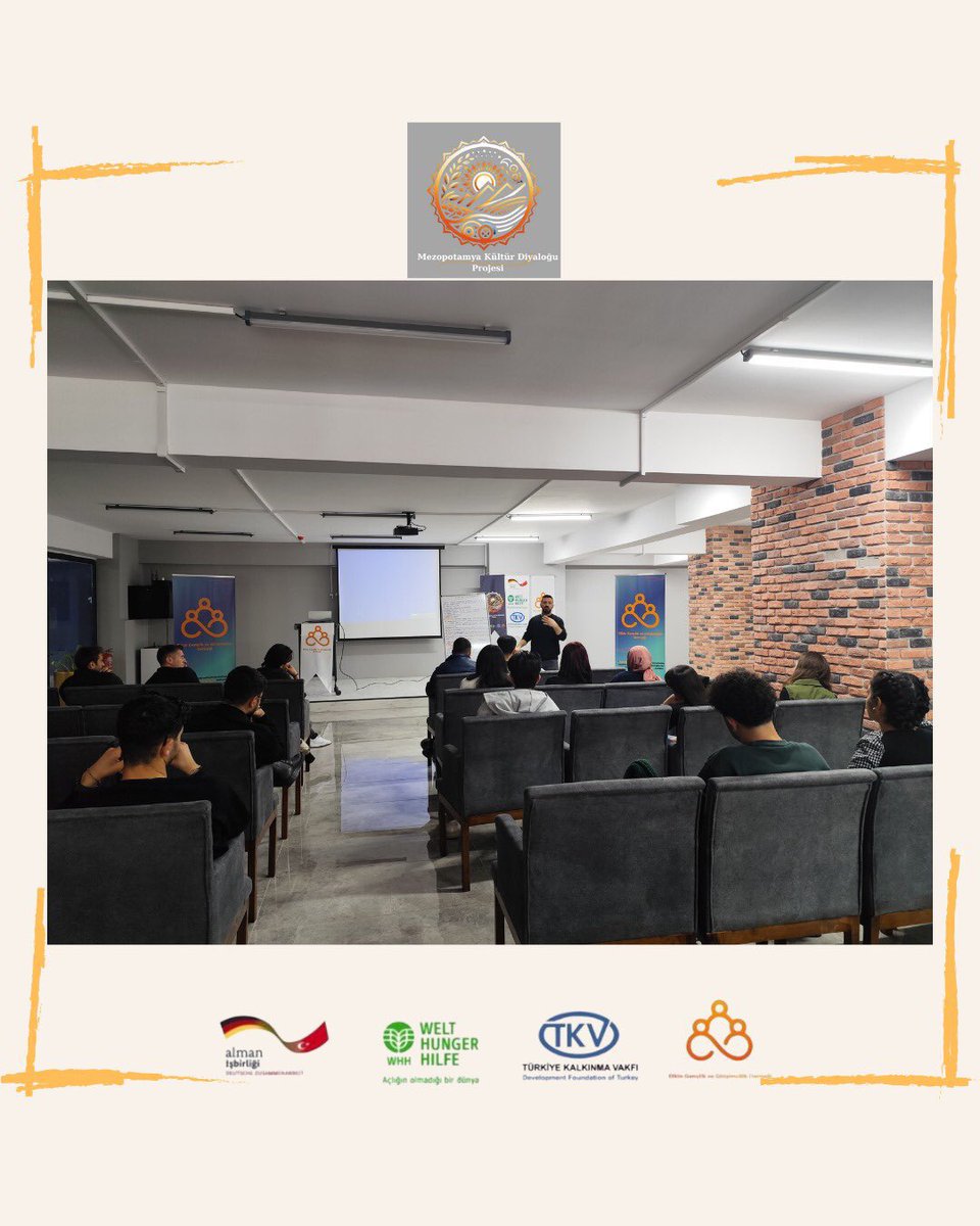 Mezopotamya Kültür Diyaloğu Projesi kapsamında düzenlenen "Proje Yazma Atölyesi"nde bu hafta, proje geliştirme süreçlerine dair eğitim verildi.
#Erasmus
#ÜNİDES 
#TÜBİTAK