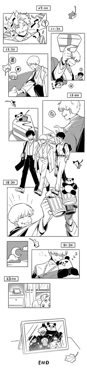 Aranran30's tweet photo. #乙棘 过去了好久的狗卷的生日）狗卷老师的一天 https://t.co/auY9oED3RL