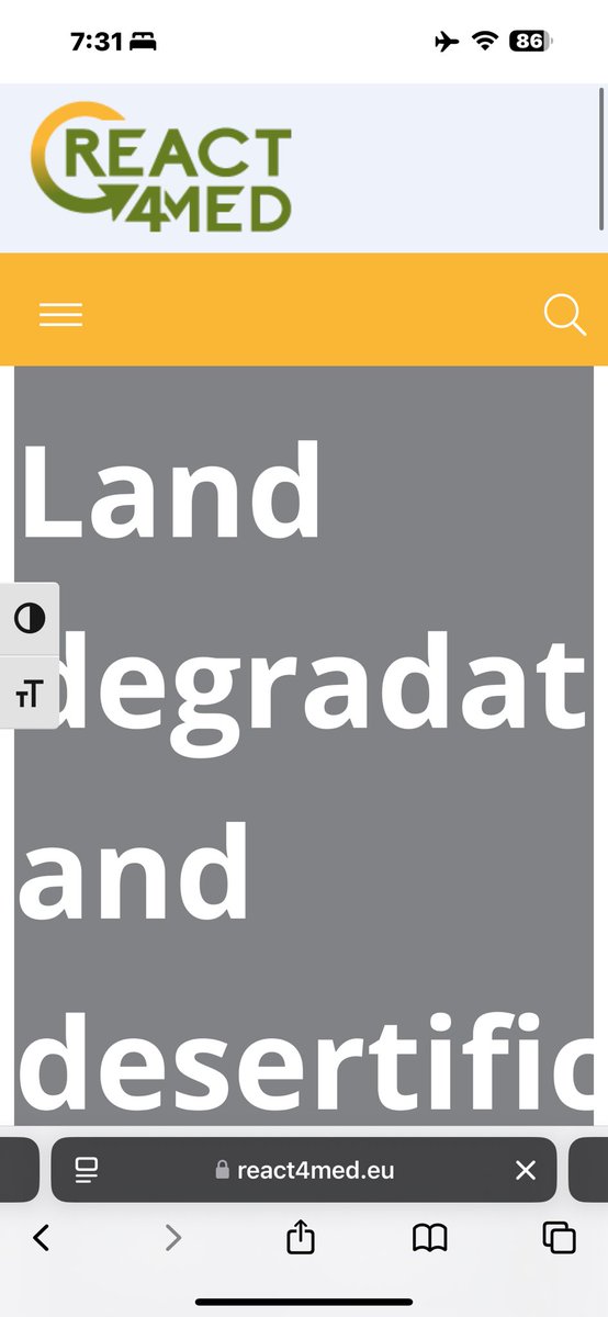 Artemi Cerdà (@artemiocerda) on Twitter photo REACT4MED looks for better soil management in Mediterranean type ecosystems
react4med.eu REACT4MED looks for better soil management in Mediterranean type ecosystems
react4med.eu