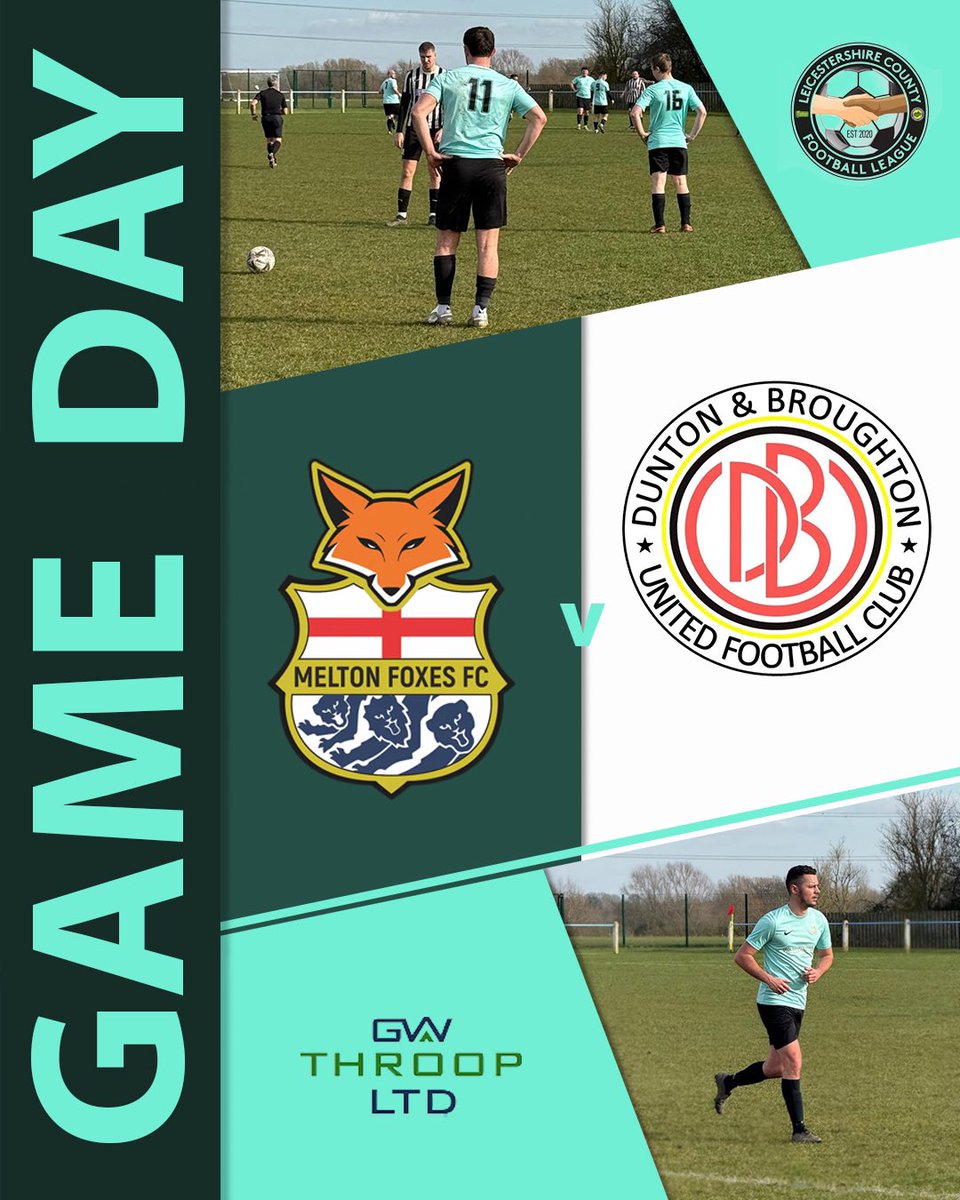 Melton Foxes Seniors (@mffc_seniors) on Twitter photo Looking to build on last weeks great result π₯π¦ #UTF
ποΈ All England Ground, LE13 1BP
β° 2pm KO
π <a href="/LeicsCFL/">LCFL Sponsored by Uptonsteel</a> League 1 Looking to build on last weeks great result π₯π¦ #UTF
ποΈ All England Ground, LE13 1BP
β° 2pm KO
π <a href="/LeicsCFL/">LCFL Sponsored by Uptonsteel</a> League 1