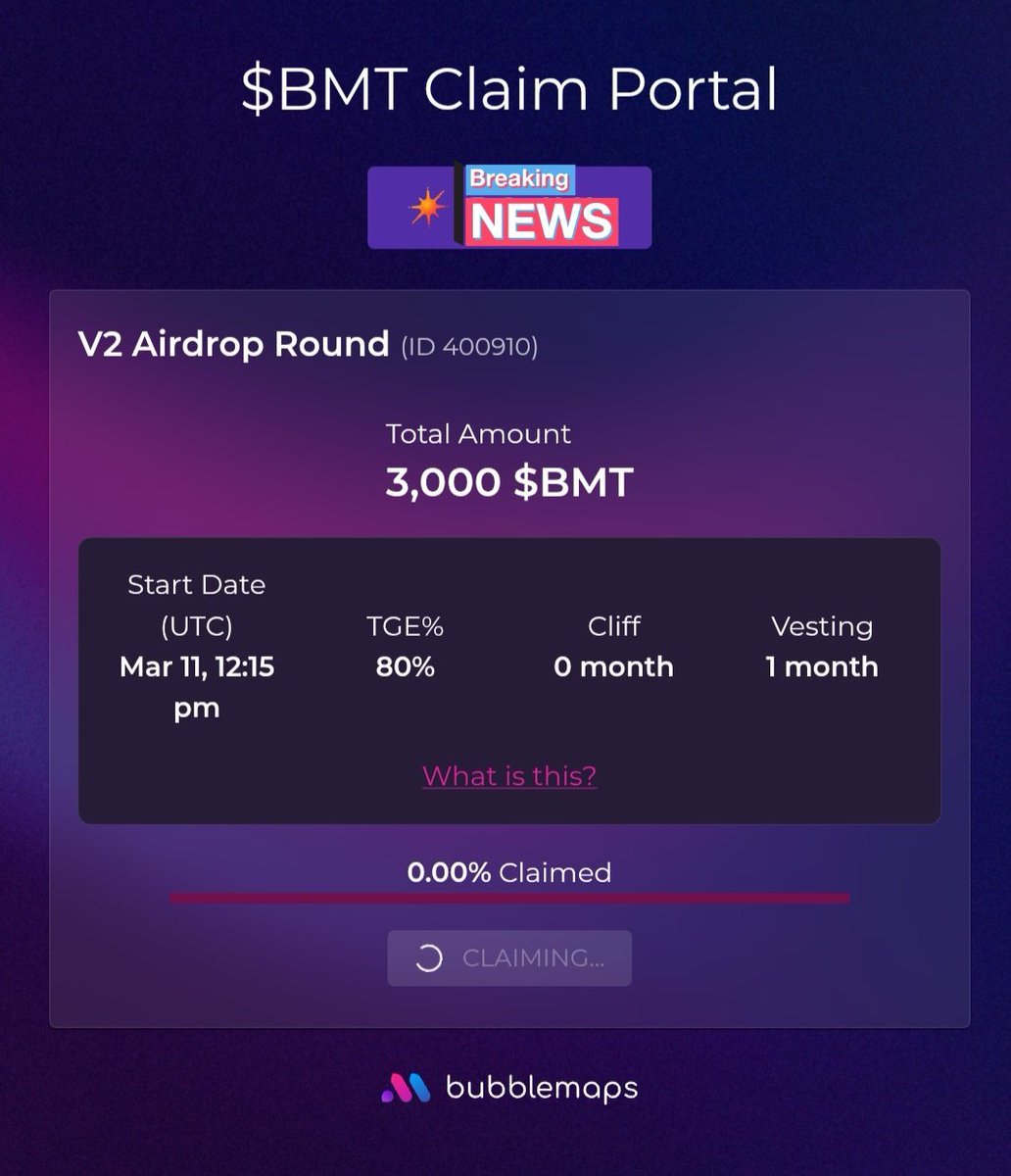 LeonardJ_24's tweet photo. 🎁$50 BUBBLEMAPS GIVEAWAY🎁

I'm giving this away from my Bumblemaps airdrop to active followers

- Follow me @LeonardJ_24🦁
- Must engage my tweets
- RT and comment EVM wallet

that's all

BONUS: giving out some on mt TG chat, too
tg: https://t.co/mXchCS4tCF https://t.co/qkgLDUcfiX