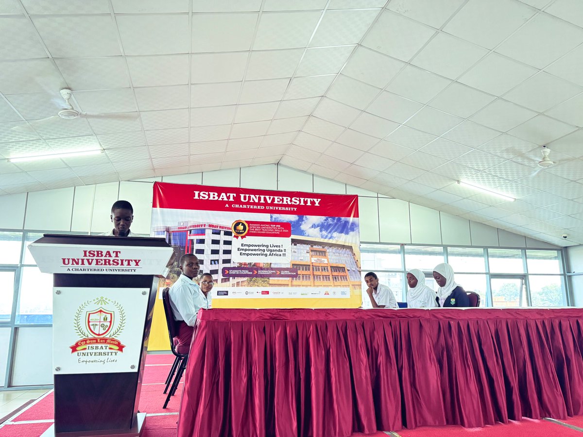 LindaEvelyn_N's tweet photo. Kololo SS and Kibuli SS battle it out in the Central Regional Debate Finals on the motion:

“This House would prioritize allocation of water for agriculture over industrial use in developing countries.”

Would you propose or oppose this motion?

#UWEWK25 https://t.co/y0qUIvDi3o