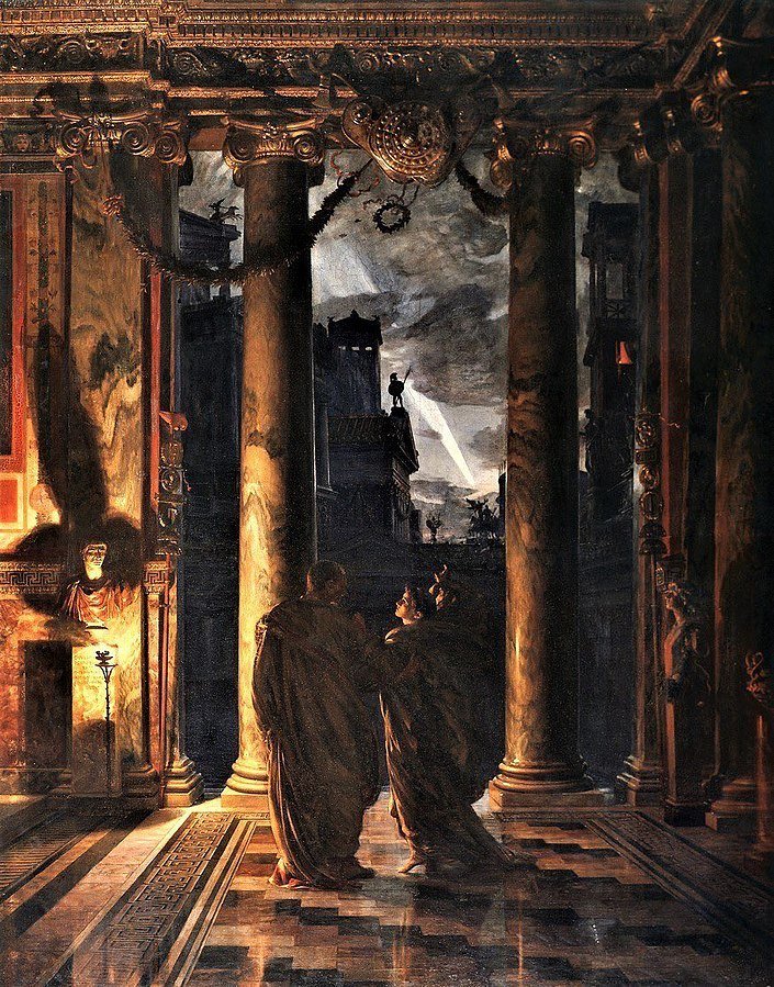 Edward Poynter (1836-1919)
"The Ides of March"