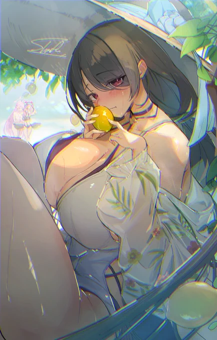 #ブルアカヒナタと茂みで汗だくになって怒られるやつ 