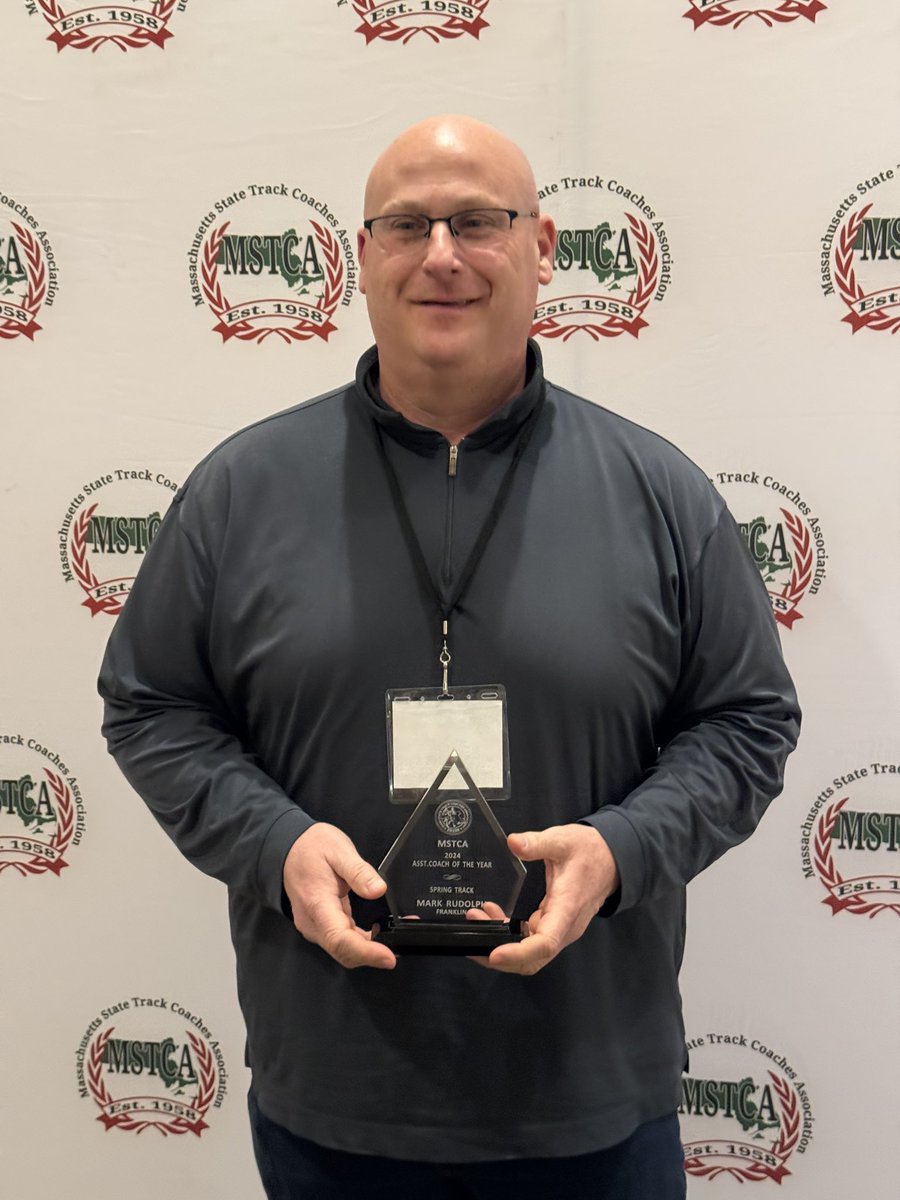 Congrats to Coach Rudolph for being awarded the MSTCA Assistant Coach of the 2024 Spring season!

Nice job coach, that was a well deserved award