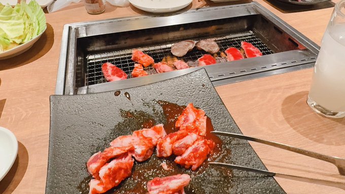 肉を食すのだった✌️🎃 