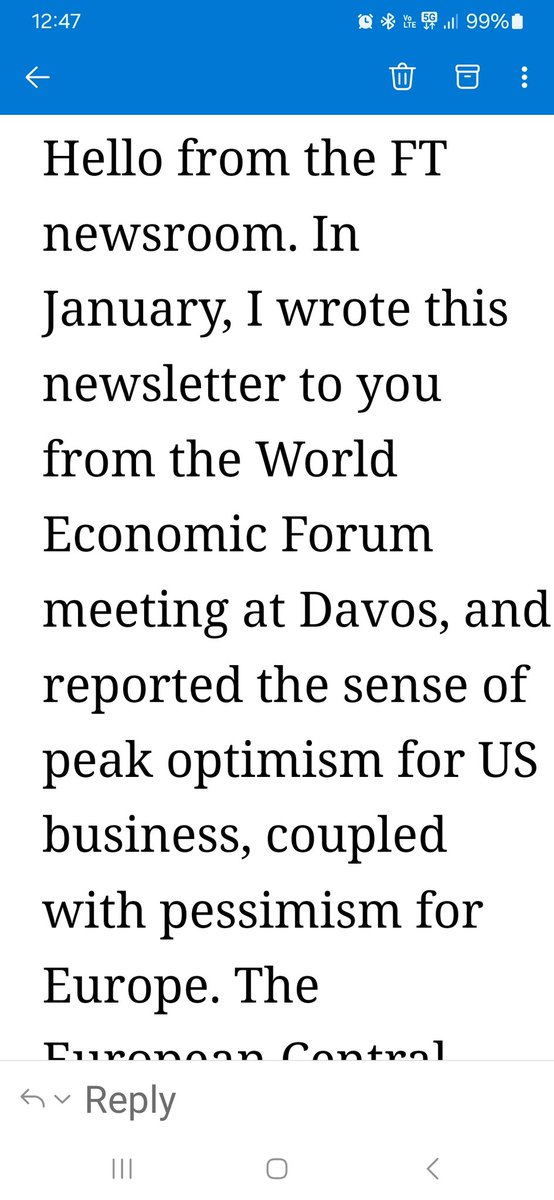 hugopien's tweet image. Not for the first time, the sentiment expressed at Davos in January says little of what to expect in the rest of the year. Like the front page of The Economist, Davos sentiment is sometimes a contra-indicator