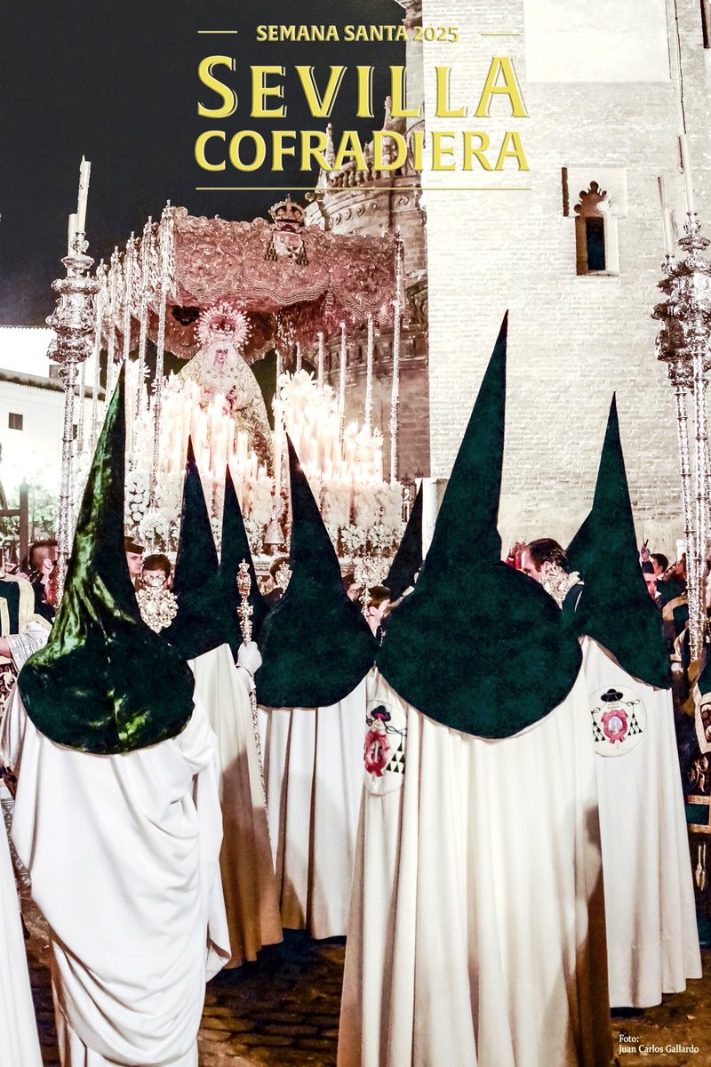 Portada de la revista Sevilla Cofradiera 2025. ultimandose su edición. La semana próxima llegará a imprenta, en los primeros días de abril, estará en  manos de los cofrades a través de las empresas y comercios patrocinadores. Atencion que viene una muy interesante publicación.