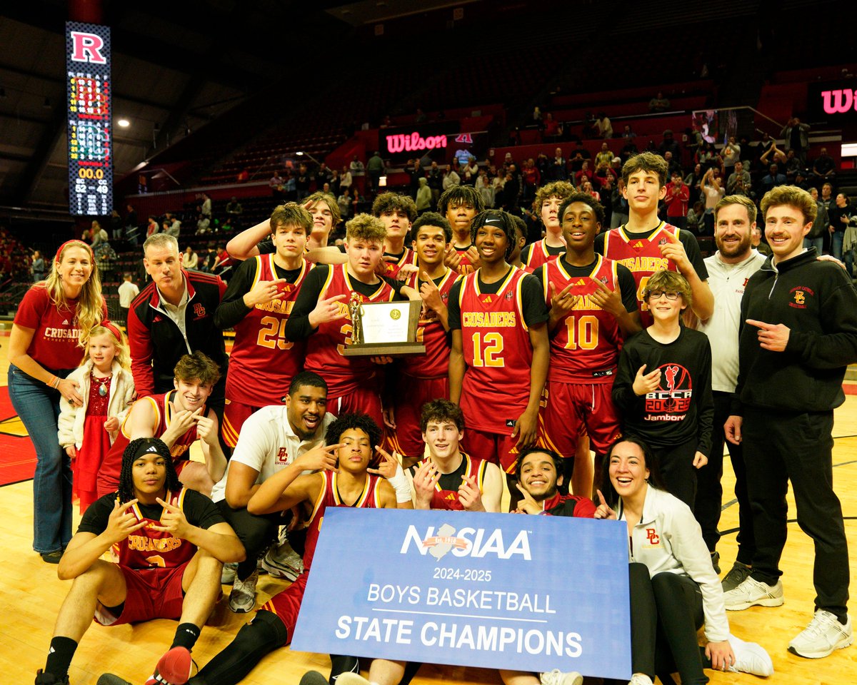 Brian Mahoney (@bcpresident0718) on Twitter photo Congratulations to our varsity basketball team on winning the State Championship! We are so proud of the coaches, players, parents, and fans. Together, we had a terrific season! So...NO SCHOOL MONDAY! Enjoy!
<a href="/CraziesNation/">Crusader Crazies</a> <a href="/BCCrusaderHoops/">Bergen Catholic Basketball</a>
<a href="/CoachBArmstrong/">Billy Armstrong</a> <a href="/BergenCatholic/">Bergen Catholic</a> Congratulations to our varsity basketball team on winning the State Championship! We are so proud of the coaches, players, parents, and fans. Together, we had a terrific season! So...NO SCHOOL MONDAY! Enjoy!
<a href="/CraziesNation/">Crusader Crazies</a> <a href="/BCCrusaderHoops/">Bergen Catholic Basketball</a>
<a href="/CoachBArmstrong/">Billy Armstrong</a> <a href="/BergenCatholic/">Bergen Catholic</a>