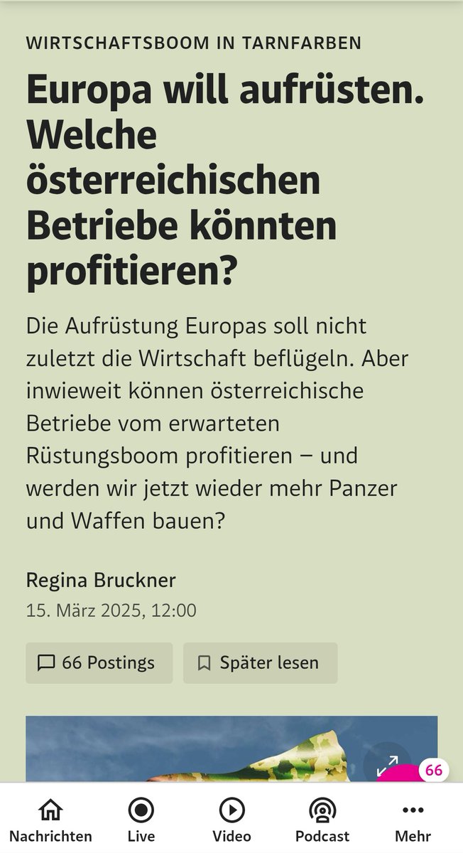 Planwirtschaft mit Ziel der Aufrüstung. Kennen wir doch aus anderen Phasen der Geschichte 🤔 sicher eine Gute Idee!