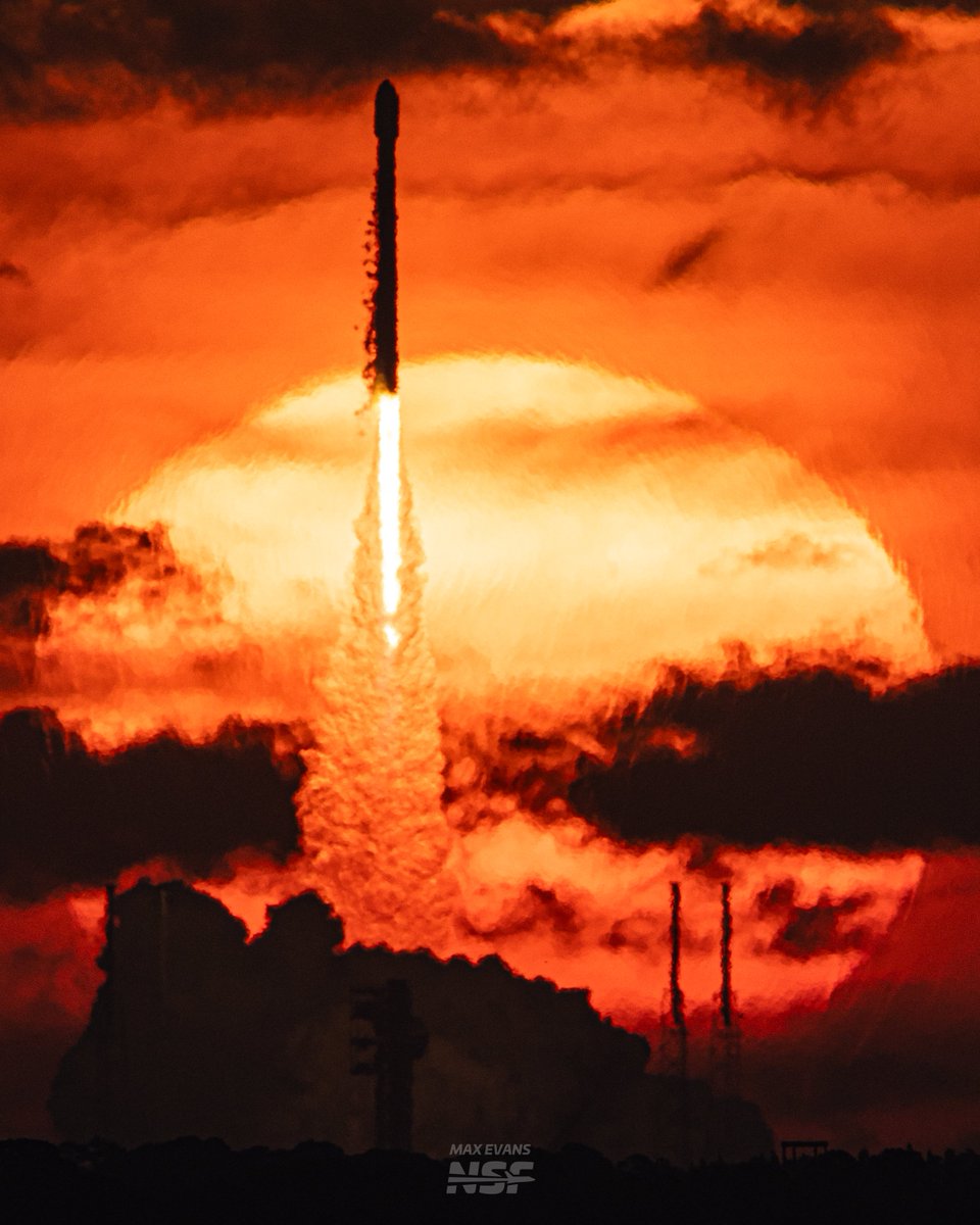 This morning's flight of Falcon 9 marked the third for SpaceX in just over 12 hours from all of their Falcon facilities across the United States, completing the trifecta of Crew-10, Transporter-13, and Starlink 12-16.