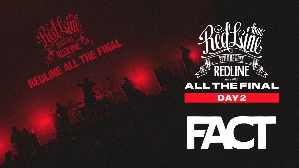 kkktttrrr's tweet photo. REDLINE ALL THE FINAL DAY2に出演したFACTのライブ映像を解禁！

FACTラストライブは、
10/5幕張メッセ。

幕張メッセで始まり、
幕張メッセで終わる。

 https://t.co/nL8hOcIHoI

 #REDLINEALLTHEFINAL
 #FACT https://t.co/QPo53UgFQ3