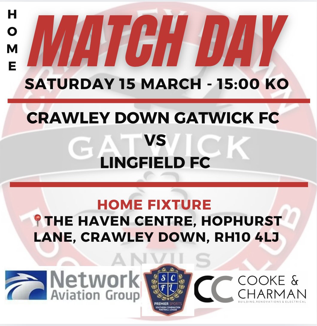 It’s matchday and the sun is shining ☀️🥶See you there… 🫵
<a href="/TheSnlf/">TheSNLF</a> <a href="/TheSCFL/">Premier Sports The SCFL</a> <a href="/Lingfield_FC/">Lingfield FC ⚽️</a>