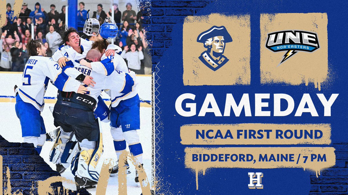 The Continentals open the first round of the NCAA tournament tonight, 7 PM at the University of New England! #LetsGoBlue