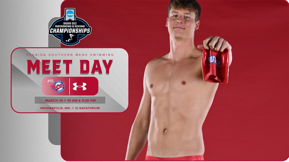 Florida Southern Mocs (@fsc_mocs) on Twitter photo Final day of the NCAA Finals for No. 15 <a href="/FSC_Swimming/">FSC Swimming</a> men's team with the 100 free, 200 BR, 1650 free, and 400 free relay! #LetsGoMocs
🆚NCAA
🕙10 AM Prelims/5:30 PM Finals
📍Indianapolis, Ind. | IU Natatorium
📺zurl.co/kikw7
📊zurl.co/xkbvb
📸Janek Barczyk Final day of the NCAA Finals for No. 15 <a href="/FSC_Swimming/">FSC Swimming</a> men's team with the 100 free, 200 BR, 1650 free, and 400 free relay! #LetsGoMocs
🆚NCAA
🕙10 AM Prelims/5:30 PM Finals
📍Indianapolis, Ind. | IU Natatorium
📺zurl.co/kikw7
📊zurl.co/xkbvb
📸Janek Barczyk