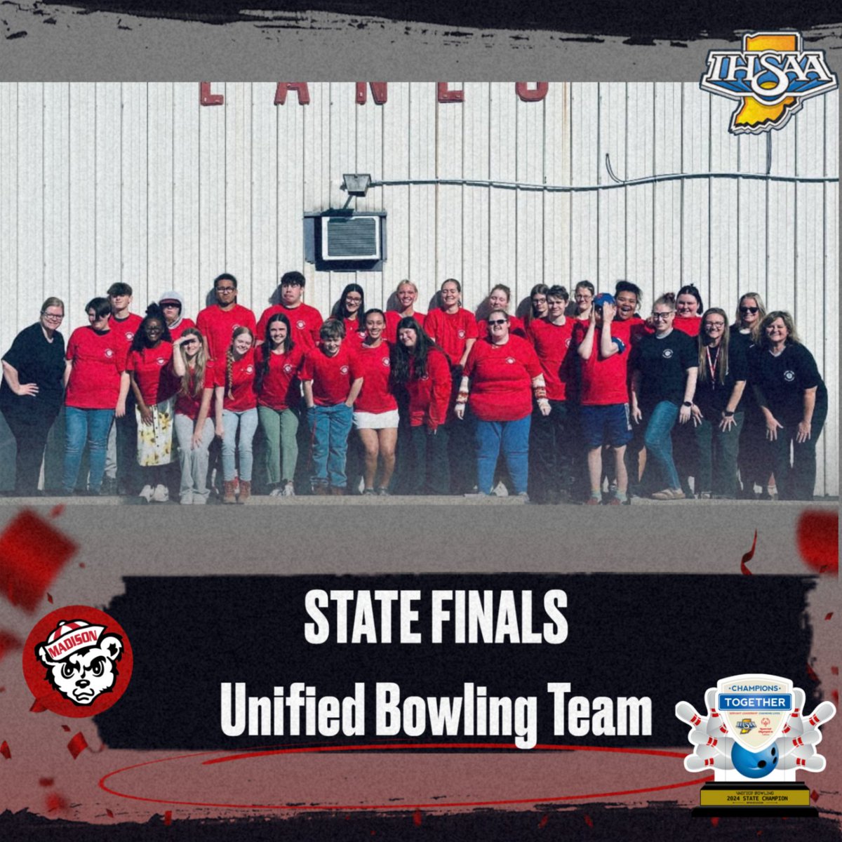 cubsAD's tweet photo. Wishing the Best of Luck to our Champions Together Unified Bowling Team today at the State Finals! Go Cubs! #CubProud https://t.co/5VUkM4Kaj8