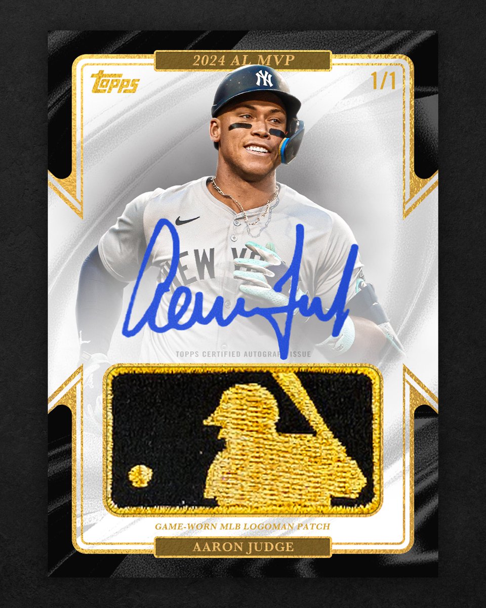 𝐁𝐑𝐄𝐀𝐊𝐈𝐍𝐆: MLB, Topps &amp; Fanatics have partnered on a brand-new Gold MLB Logo Patch program.

Six award winners — Aaron Judge, Shohei Ohtani, Paul Skenes, Luis Gil, Tarik Skubal, and Chris Sale — will wear a Gold MLB Logo Patch throughout the 2025 season. 

These game-worn