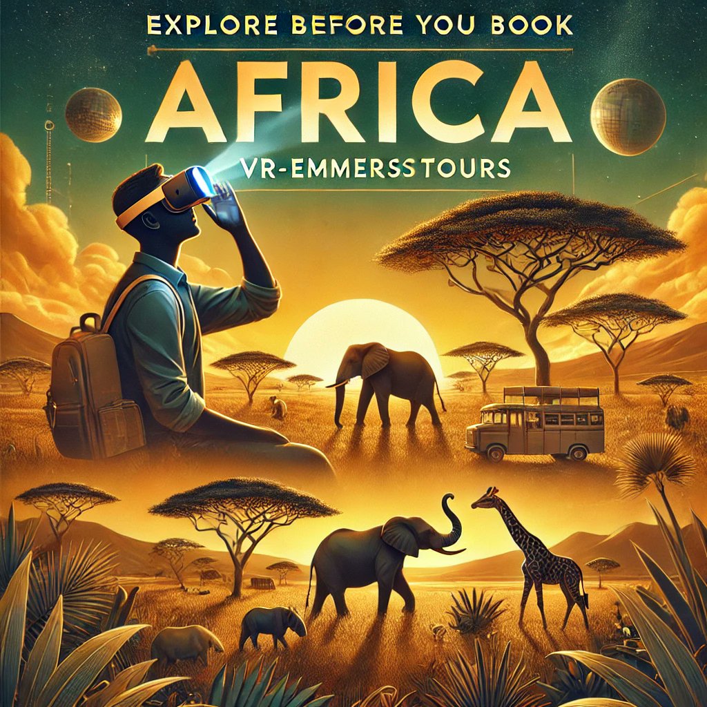 vremmersitours's tweet photo. 🚀 The future of African tourism &amp; culture is here! 🌍
🎥 Imagine exploring resorts, safaris, &amp; artisan markets in immersive VR—before you book! Hotels, airlines &amp; creators, this is YOUR chance to stand out. visit https://t.co/ryiJrNFTZh to get ahead before your competitors do. https://t.co/7Nwrw4giyL